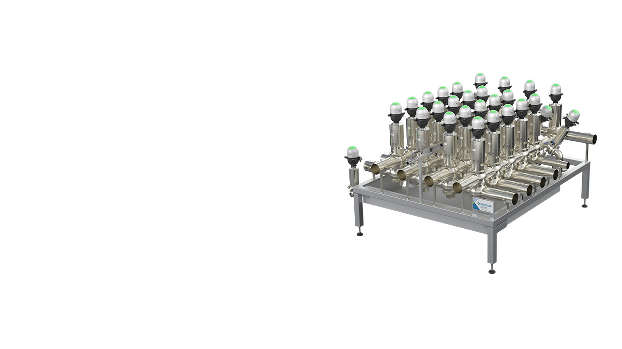 Pentair Südmo Valve Manifolds offer professional design, combined with the highest processing quality and permit optimum cleaning for perfect product quality.